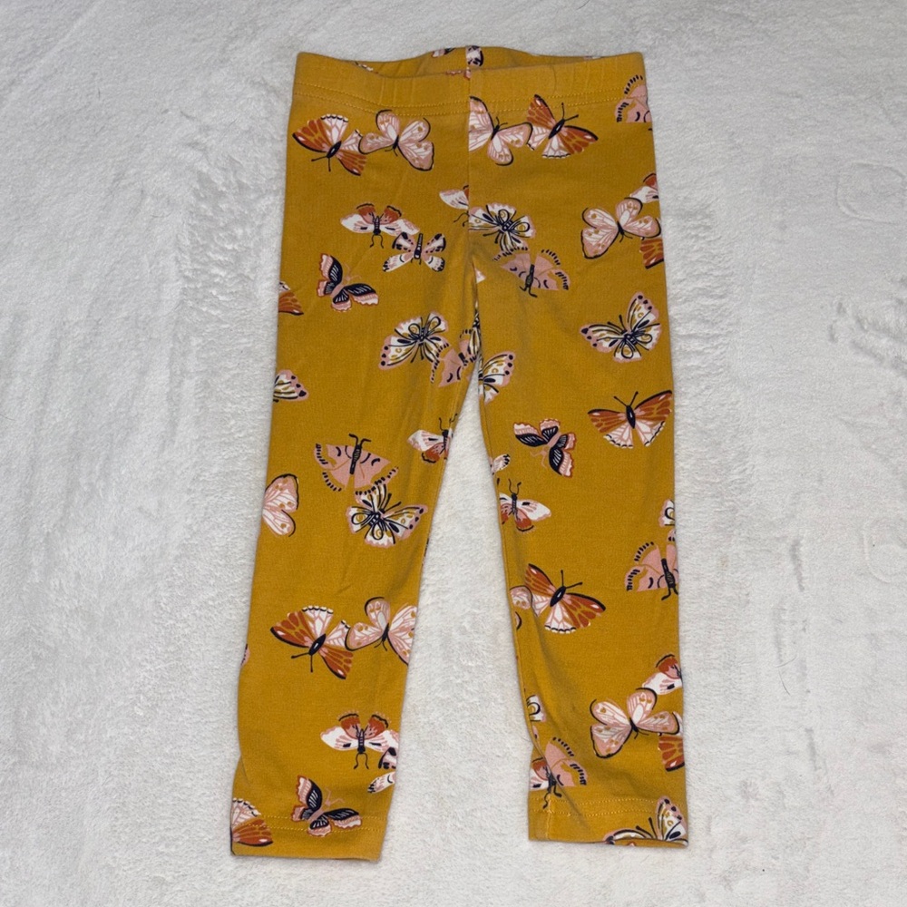 (3 for $10) carters Butterfly Print Kids Leggings